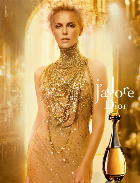 who advertises j'adore perfume